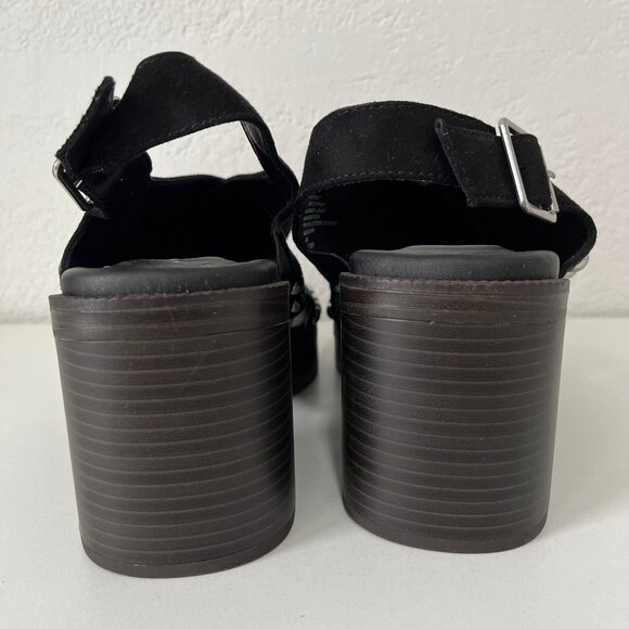 Torrid Black Studded Chunky Heel - Size 8WW - Picture 5 of 12